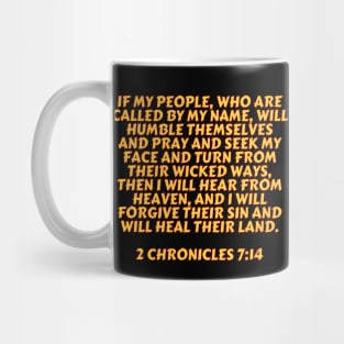 Bible Verse 2 Chronicles 7:14 Mug